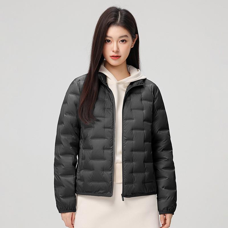 Mens Lightweight Down Jacket Slim Fit Warm Hooded Short Puffer Coat Winter Outdoor Casual Wear