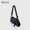 Niche Design Black Trendy Chain Bag Wild Fashion Foreign Style Single Shoulder Bag Messenger Bag