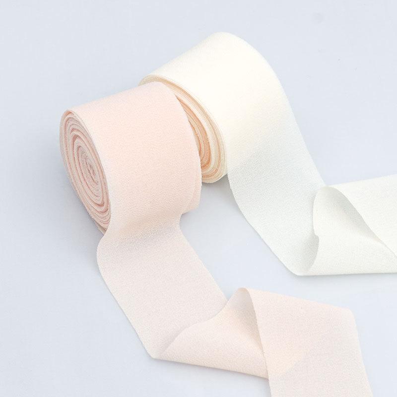 4cm Snow Textile Ribbon Transparent Mesh Ribbon Headdress Hair Band Bow Material Colorful Ribbon Ribbon Wedding Gift Ribbon Bow DIY Flower Handmade