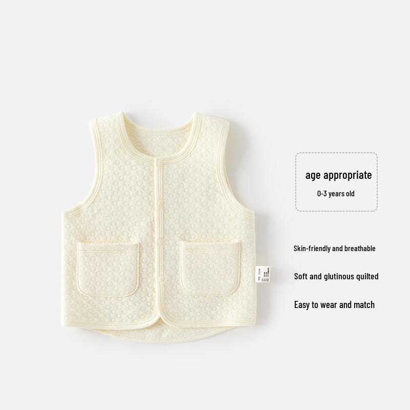 

Детский стеганый теплый жилет для мальчиков и девочек – осенне-зимний верхний слой, базовый слой 73 cm