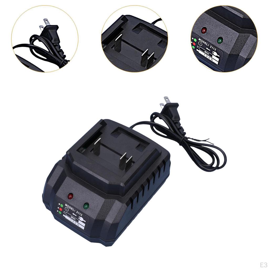 21V Battery Charger for Electric Wrench Power Tool Components Replacement Station