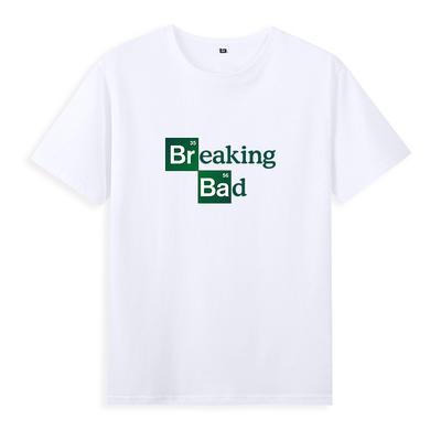 Tshirt Breaking Bad Mens and Womens Short Sleeves Commemorative Cotton Classic High Score American TV Series Accessories