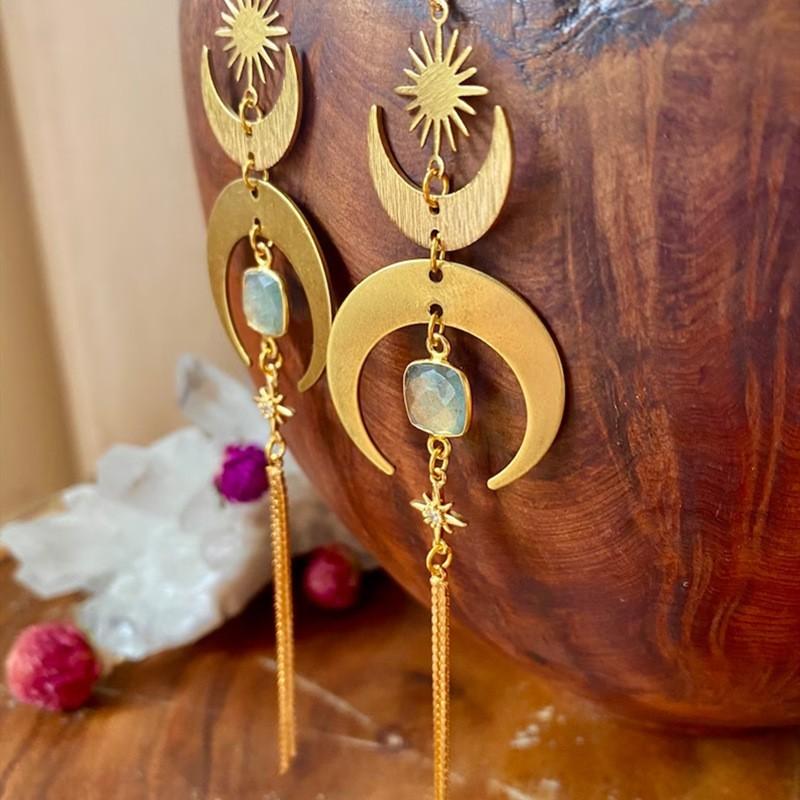Elegant Crescent Moon Drop Earrings With Pearl Accent For Women Cute Dangle Ear Jewelry For Parties And Music Festivals 1 Pair