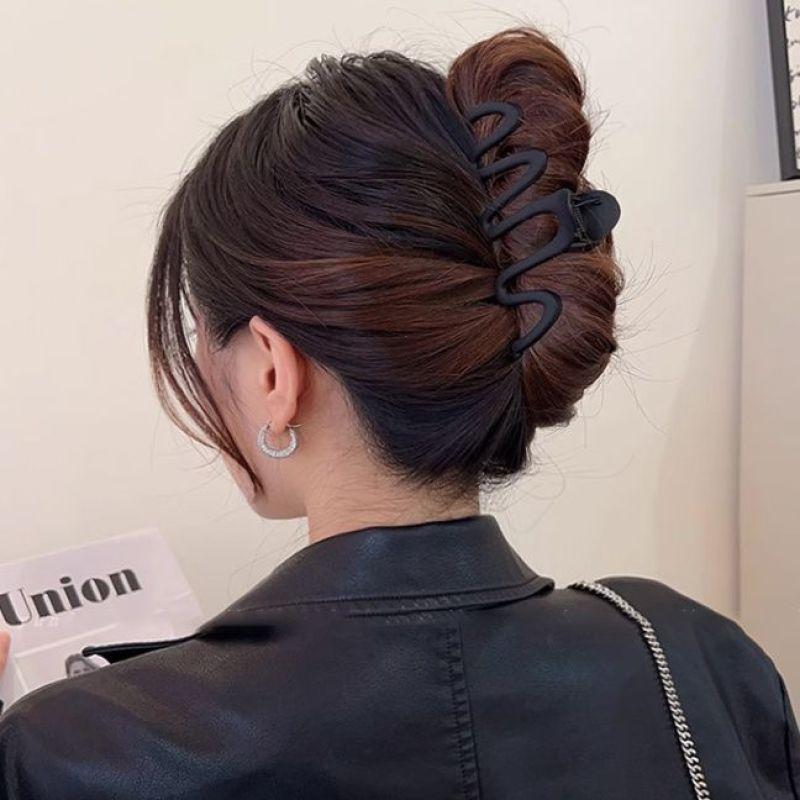 Moda colorato onda artiglio per capelli per donne ragazze forcine coreano dolce semplice irregolare fermagli per capelli copricapo accessori per capelli