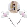 Unique Gothic Earwear Fashion Angel Wing Heart Earrings Y2k Aesthetics Jewelry Crucifix Syringe Ear Hooks/Ear Clips