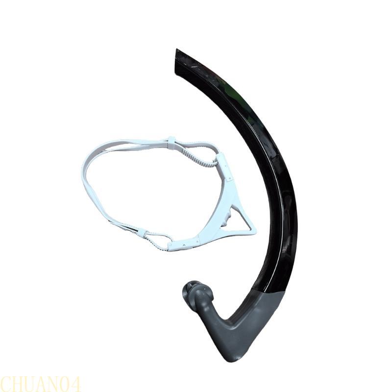 A1A2 Front Diving Swimming Snorkel Swimming Training Snorkel Comfortable Swimming Underwater Air Breathing Hose Enduring
