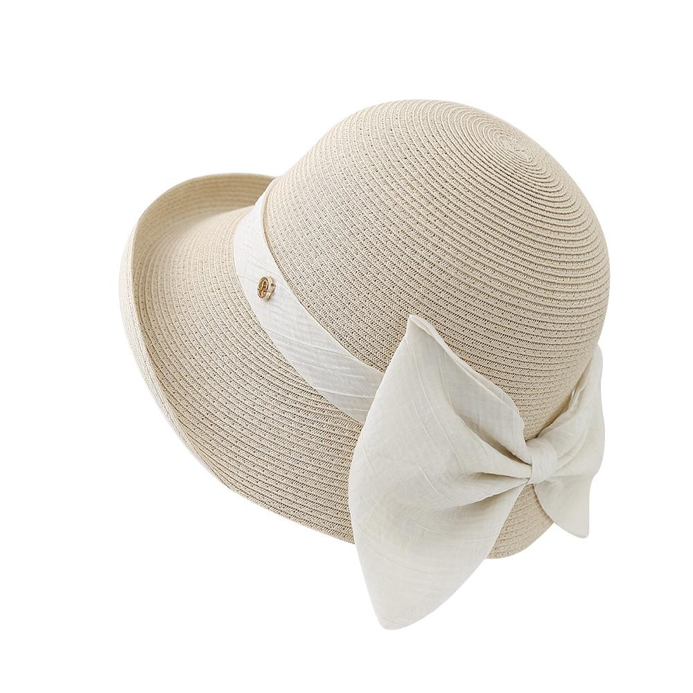 Sunscreen Hat Women's Spring and Summer Bucket Hat Small Face Fashion Light Sun Hat Woven Straw Hat