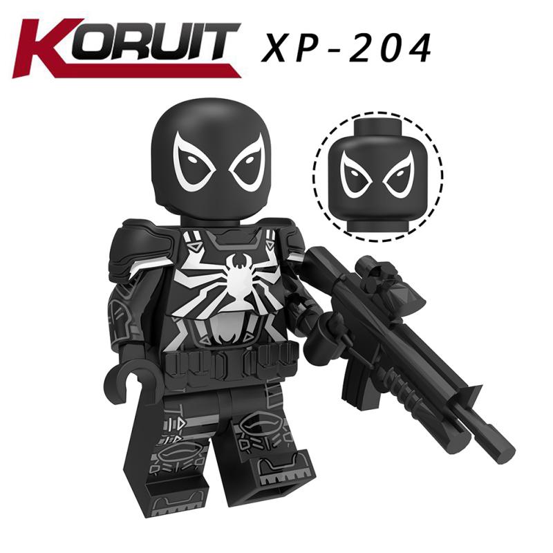 Kt1028 Spiderman Building Blocks Assembling Modular Minifigure Toy Educational Toys For Kids Boys