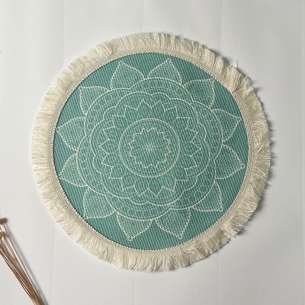 Böhmisch-gewebte Baumwoll-Platzsets Waschbare Baumwoll-Teekannenuntersetzer für Zuhause