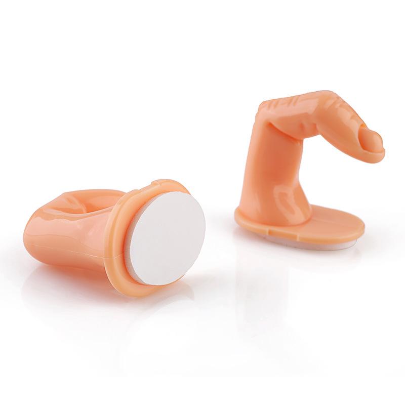 Manicure Fake Finger Fake Hand Manicure Display Finger Touch Belt Back Glue Manicure Product MYY