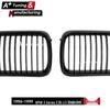 Gloss Black Single-Line Kidney Grille for BMW E36 3 Series (1996-1999) LCI