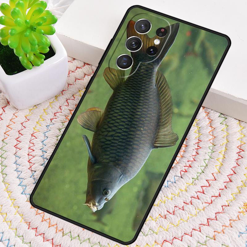 CARP FISH FISHING Soft Phone Case for Samsung Galaxy Note 10 Pro S26 Ultra S23 S24 FE S25 S21 S22 PLUS Shockproof Cove