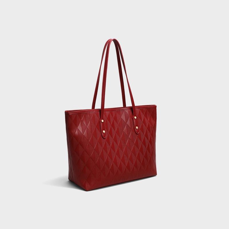 Tote Bag Women'S Bag Large Capacity High-End Sense Red Commuter Bag Bridal Wedding Bag Luggage