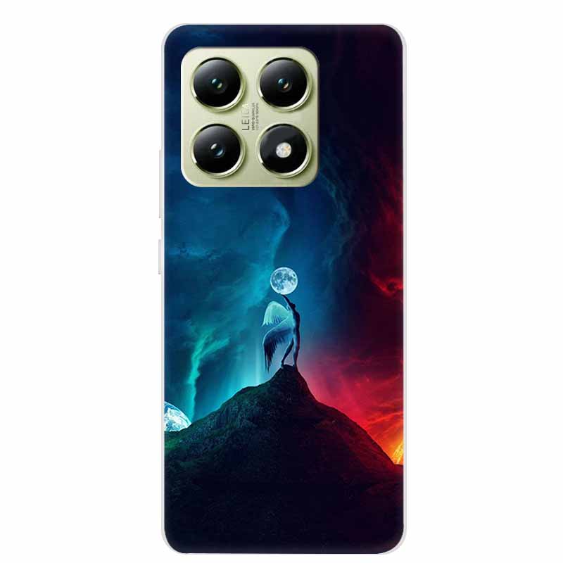 6.67" For Xiaomi 14T Pro 5G Phone Case Clear Silicone Soft TPU Back Cover Case For Xiaomi 14T Pro Case 14 T 14TPro Protective