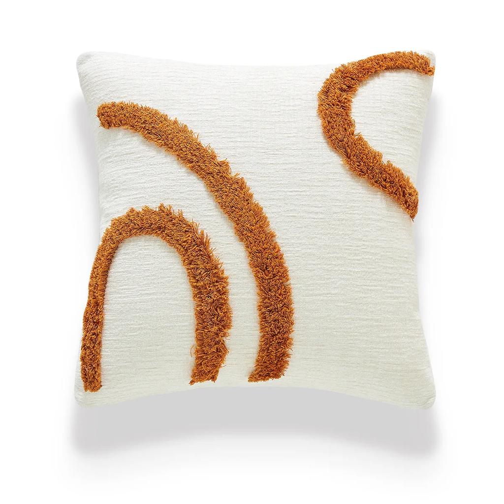 45X45Cm Brown Vintage Nordic Throw Pillow Cover Cream Light Luxury Sofa Cushion Waist Cover Simple Decorative Pillowcases