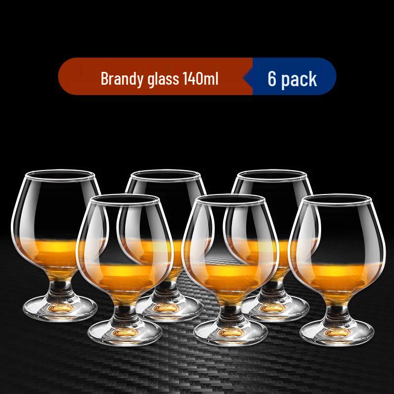 Juego de Cristalería para Bebidas: Copas de Baijiu, Whisky, Vino de Tallo Alto y Brandy para Uso Doméstico