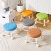 Swivel Mop, Pedicure & Baby Walking Pulley Stool with Wheels
