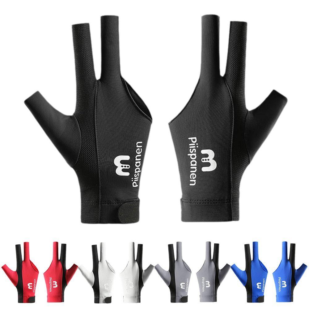 1Pcs Three Fingers Billiard Glove Anti-slip Training Glove New Snooker Glove  Fitness Accessories