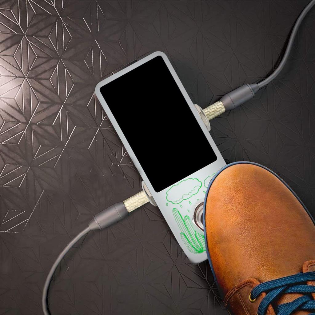 ISET Guitar Tuner Pedal with Chromatic and Auto Tuner with LCD Display for and Volin True Bypass High-Precision Guitar, Bass,