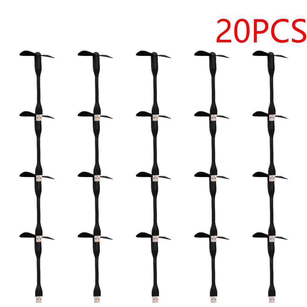 1-50pcs Flexible Portable Mini Fan for Power Bank Notebook Computer Summer Travel Cooling Cooler Mobile Phone USB Gadgets Fans