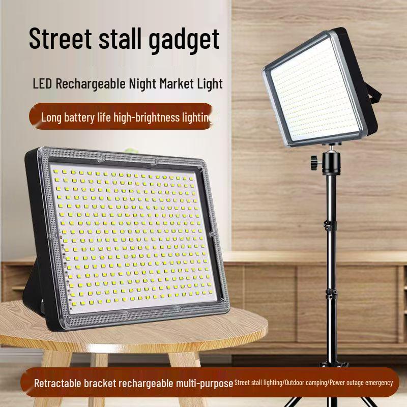 Rechargeable LED Emergency & Fill Light for Outdoor, Camping, and Night Markets