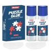 Nariolar Jigsaw Puzzle Glue, Puzzle Glue with Spatula, Suitable for Mounting and Hanging Puzzles, Quick-Drying, 2 Packs, 120ml X 2