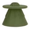 Silicone Coffee Dripper Reusable Cone Coffee Filter Holder for Travel Hiking Camping Home OfficeGreen