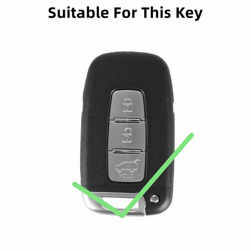 4Colors TPU 3Button Keyless Entry Smart Key Case Cover For Hyundai I35 Sonata Elantra For Kia Ray K2 K5 New Sportage
