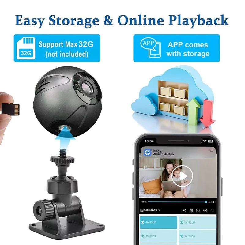 WiFi Wireless IP Camera Mobile Monitor HD Night Vision Baby Remote Monitor Camera Security Infrared Bicycle Recorder