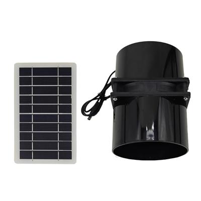 Energy Saving Solar Powered Fan 12V Exhaust Fan for Great Air Circulation In Kitchens Bathrooms and Pet Houses