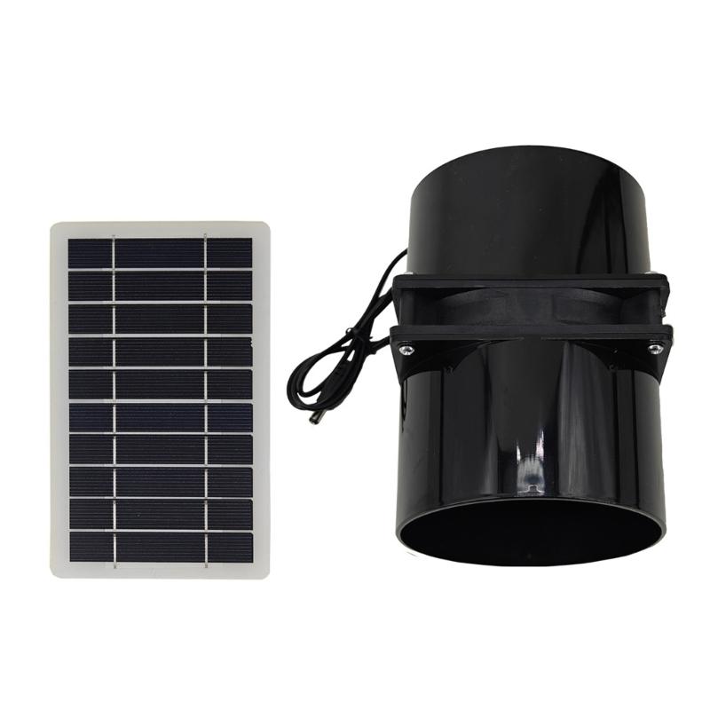 

Energy Saving Solar Powered Fan 12V Exhaust Fan for Great Air Circulation in Kitchens Bathrooms and Pet Houses 1