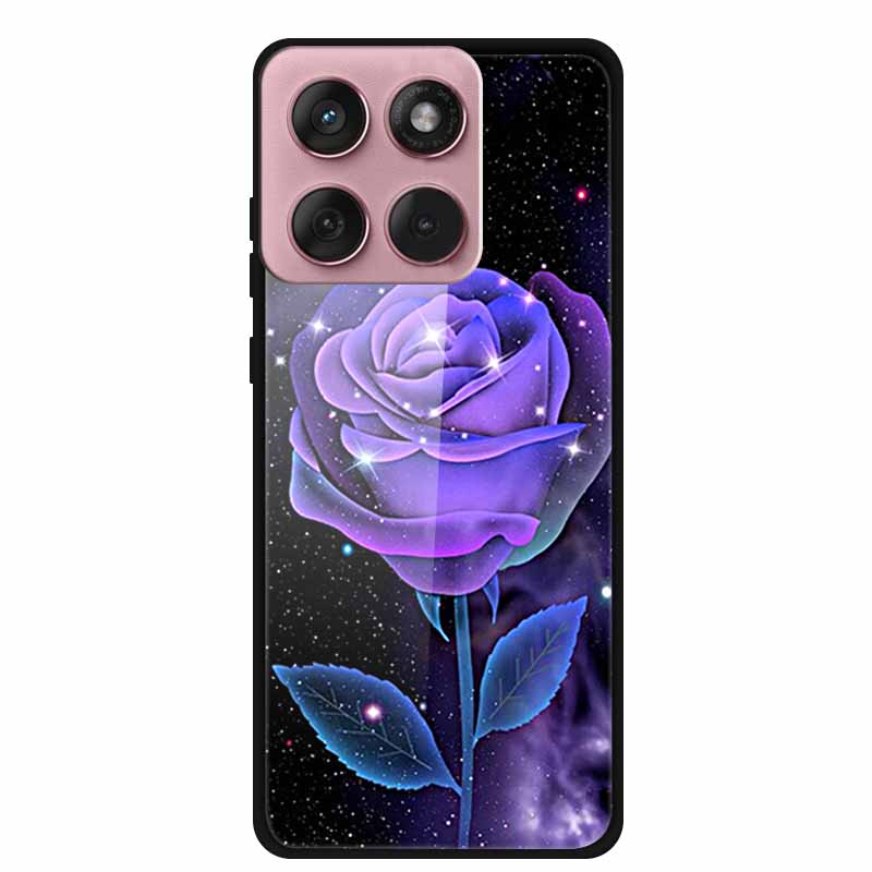 For Motorola Edge 60 60s 5G Case Hard Back Cover Tempered Glass Case For Motorola Edge 60 Fusion Phone Case Soft TPU Bumper Para