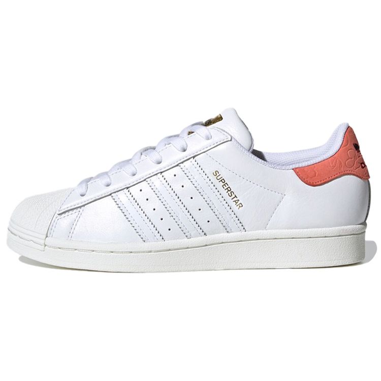 Adidas Originals Superstar Low Top Sneakers Women Sneakers White Pink FW8354
