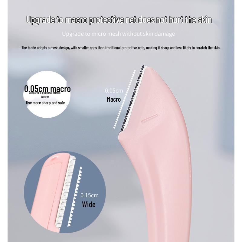 Kelly Face Crescent Eyebrow Shaping Set: Includes Eyebrow Comb, Scissors, and Razor.