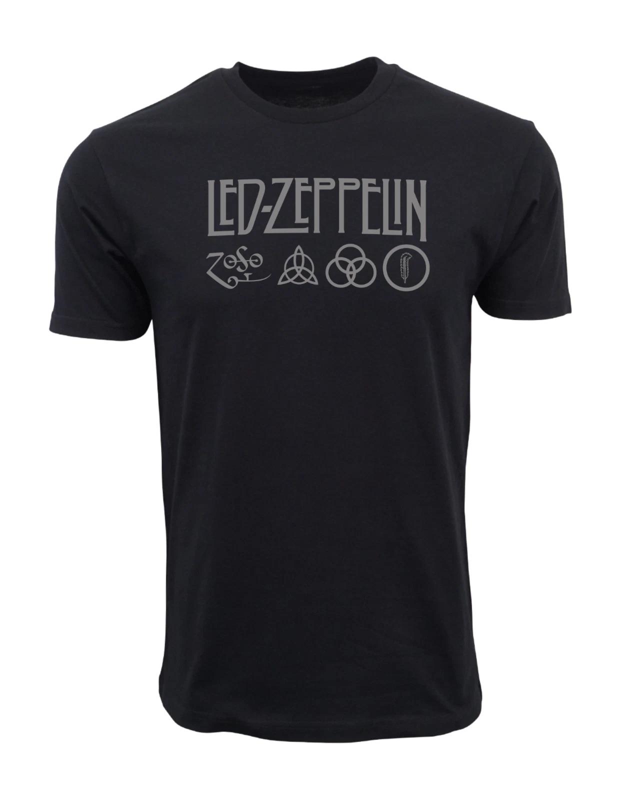 Unisex Adult Casual Music ZOSO LOGO T SHIRT T-Shirt XXL