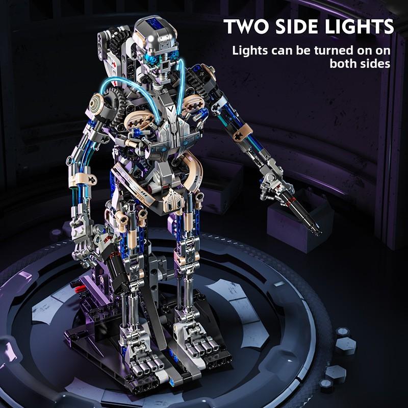 Skeleton Mechanical Robot Building Blocks Kit For Children With Creative Playset