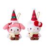 Melody Plush Christmas Hat Bag Charm With Soft Short Fibers For Girls And Boys