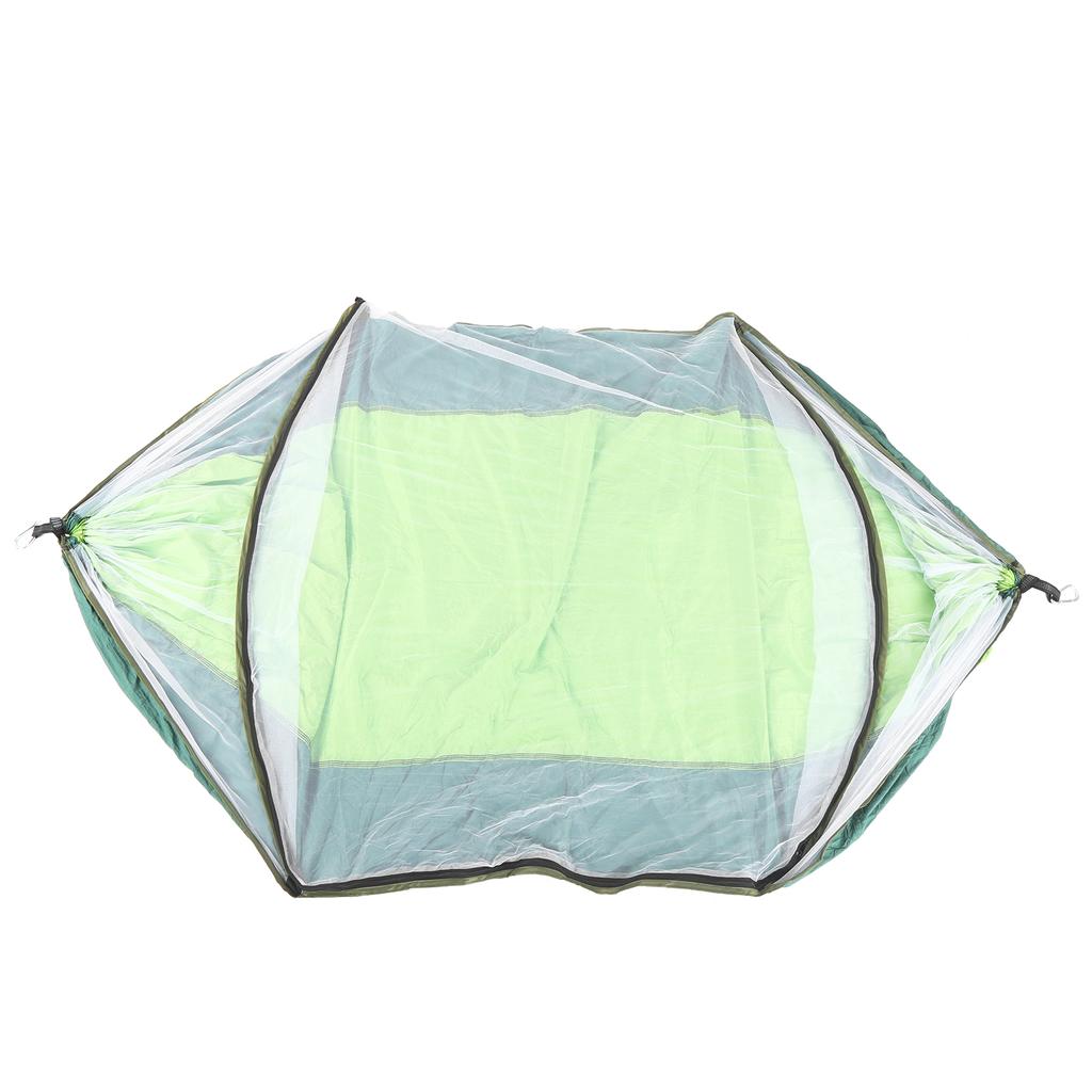 Superleichte automatische Schnellaufbau-Hängematte für eine Person mit MoskitonetzFruchtgrün und Dunkelgrün