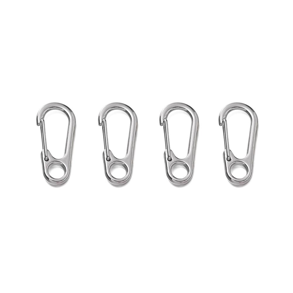 5pcs 14.5x31.5mm Zinc Alloy Lobster Clasp Buckle Keychain Buckles Spring Snap Hooks Keychains Tool Clips