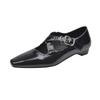 Women's Retro French Soft Sole Slip-On Mary Jane Shoes 520-3