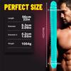 56cm Extra-long Double-headed Threaded Dildo Oversized Thick Anal Whip Sex Adult Products