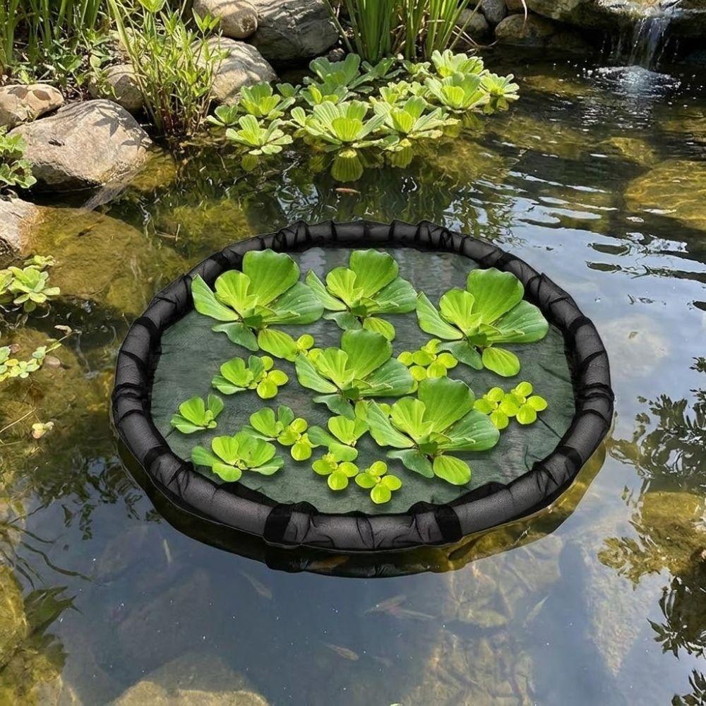 Breathable Floating Island Plant Protector Net Fine Mesh Pond Plant Isolation Net  Water Features