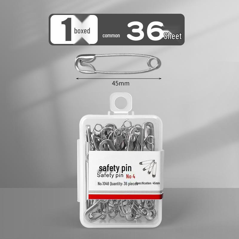 Vintage sikkerhetsnål-brosje for klær: Liten til Ekstra Stor - Sikker Klypestil for Laken og Mer