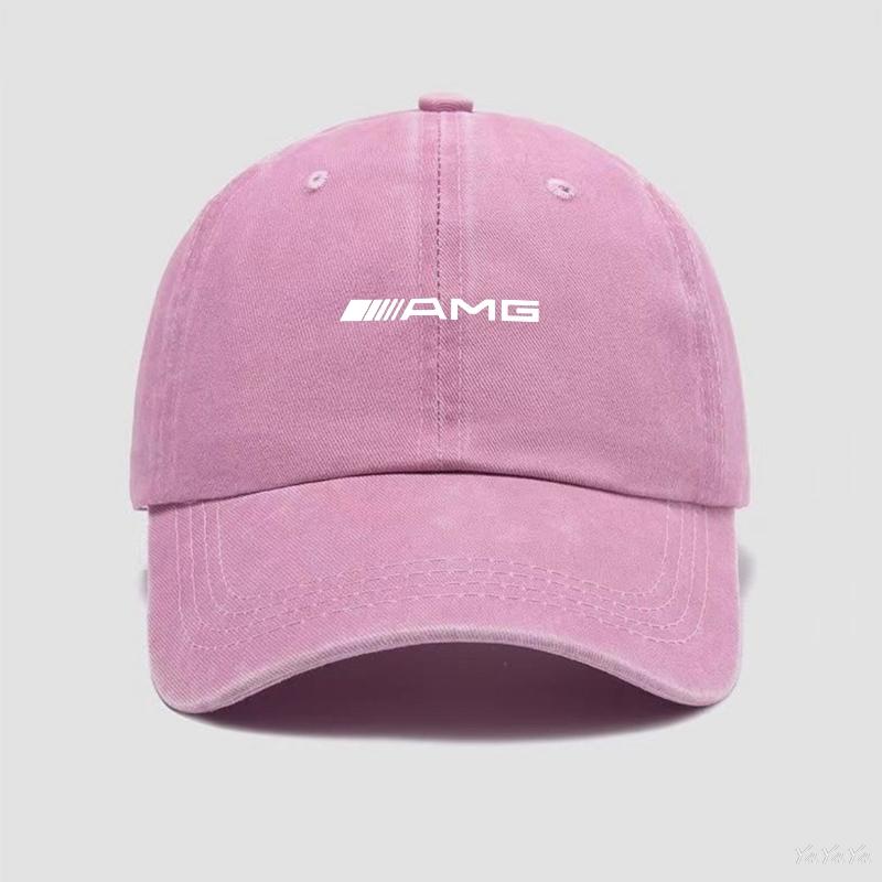 Car Logo Prints Vintage Denim Baseball Caps Men Woman Adjustable Outdoor Duckbill Caps For Benz AMG W212 W204 W168 W213 Stickers JD2