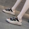 Genuine leather 2025 summer new casual fashion Internet celebrity burst board cool slippers comfortable soft bottom wear women cool slippers tide