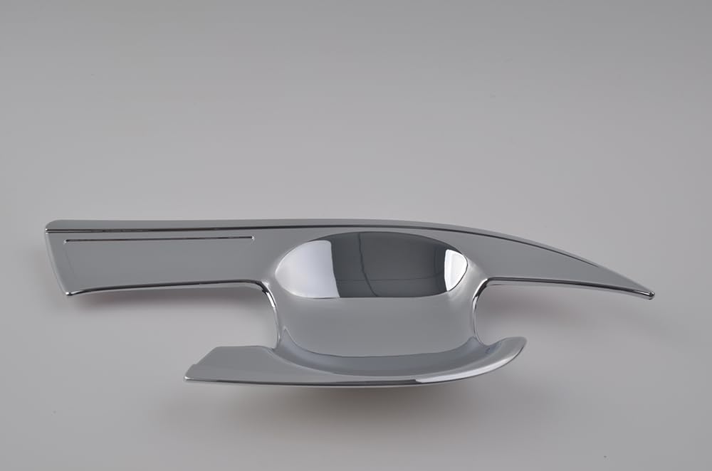 Türgriffabdeckung, Türschalenabdeckung, Seitenzierleiste, Schutzabdeckung, Zierleiste, Custom-Teile, (Silber)