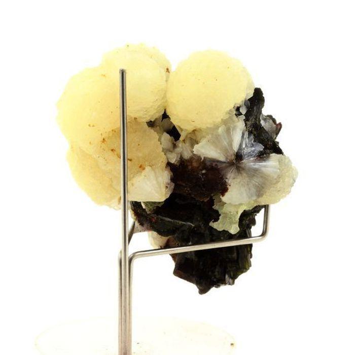 Pierres et Minéraux. Stilbite + Epidote. 742.0 ct. Diamonkara, Kayes, Mali.