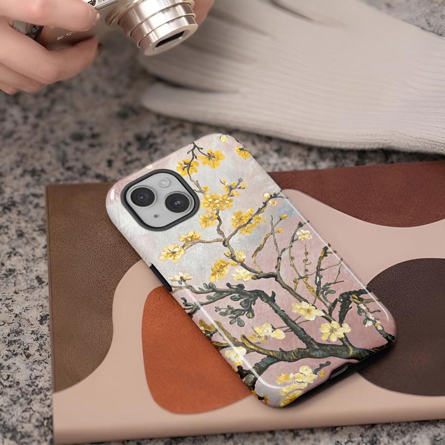 

Чехол для телефона Van Gogh Натюрморт Цветочные ветки для Apple iPhone 17 XS XR 13 15 Pro Max Air 11 14 16e 12 Plus 16 Мягкая крышка Capa iPhone XS