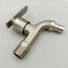 G1/2'' Washing Machine Tub Tap 304 Stainless Steel Brushed Clod Water Faucet Wall Mount Outdoor Garden Faucet