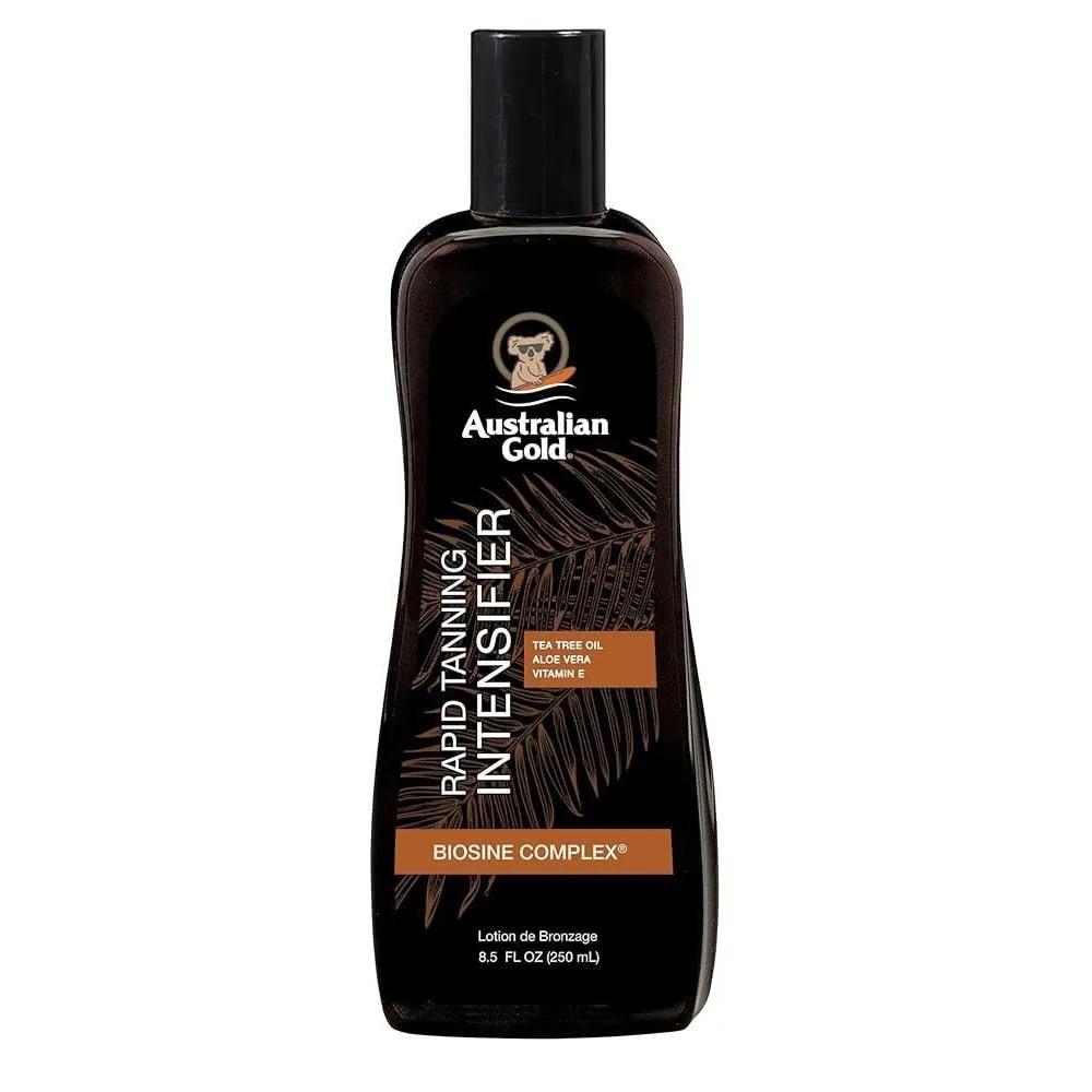 Australian Gold Rapid Tanning Intensifier Lotion 251ml 8.5oz Contains Tea Tree Oil and Aloe Vera